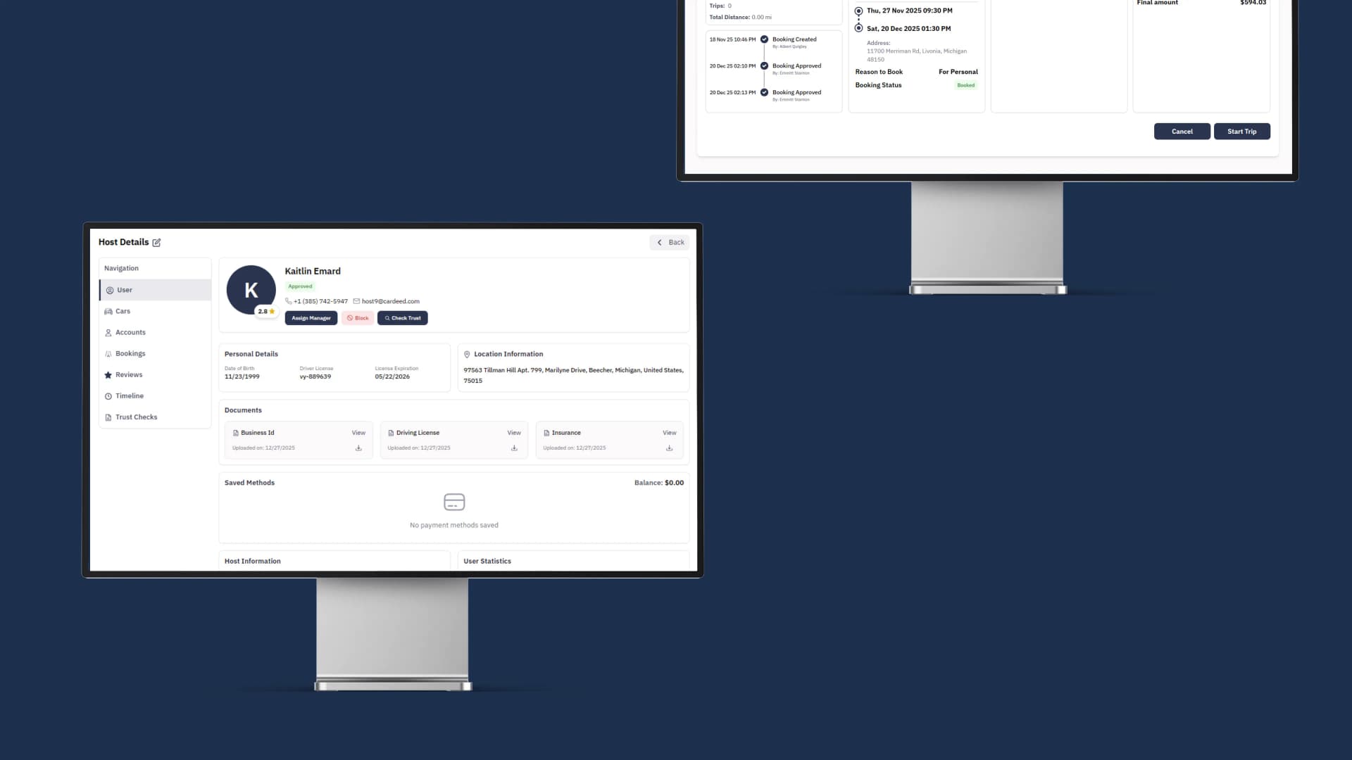 Cardeed – Car Rental & Fleet Management Web Platform screenshot 4