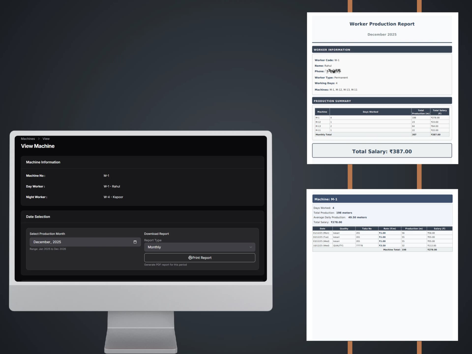 Looms Management System – Textile Production ERP screenshot 2