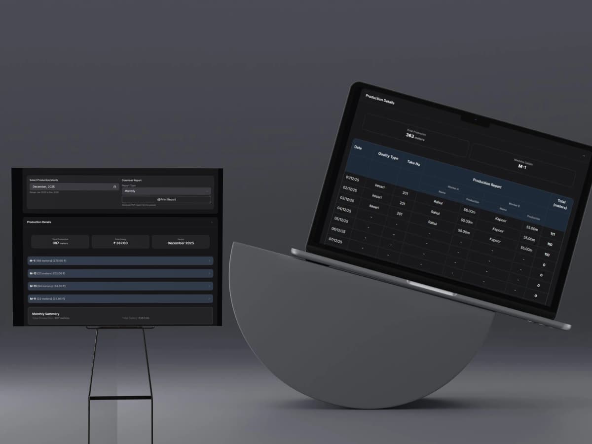 Looms Management System – Textile ERP screenshot 3