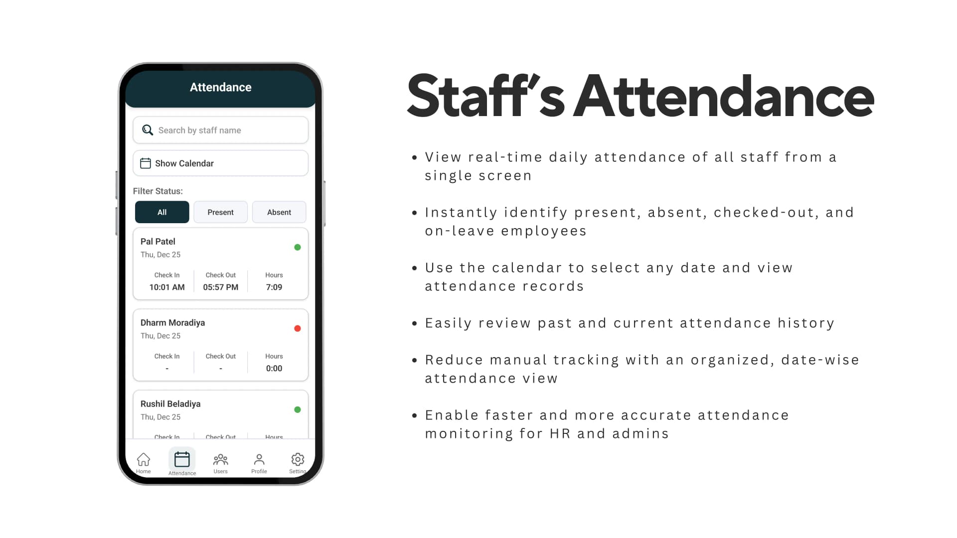 NFC Attendance Management System – Mobile & Web App screenshot 3